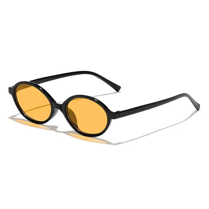 Petites lunettes de soleil léopard ovales pour femmes et hommes