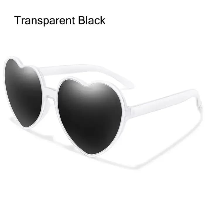 Lunettes de soleil tendance en forme de cœur pour femme