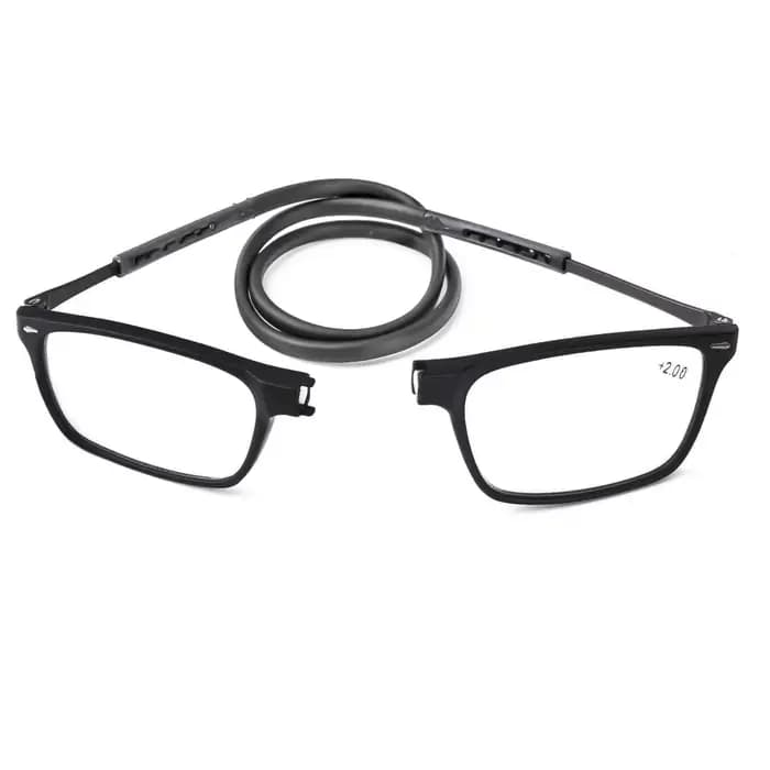 Lunettes de lecture pliantes portables, lunettes presbytes, lunettes de cou, résine haute définition