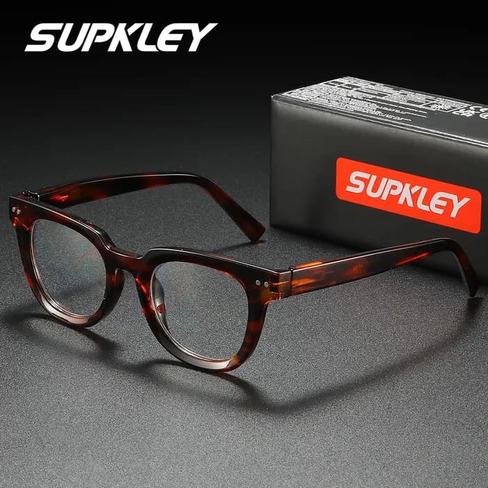 SUPKLEY Lunettes de lecture unisexes de haute qualité avec montures ovales