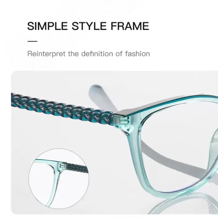 VICKY charnière à ressort myopie hypermétropie Prescription pour femmes lunettes de lecture CR39 Ant