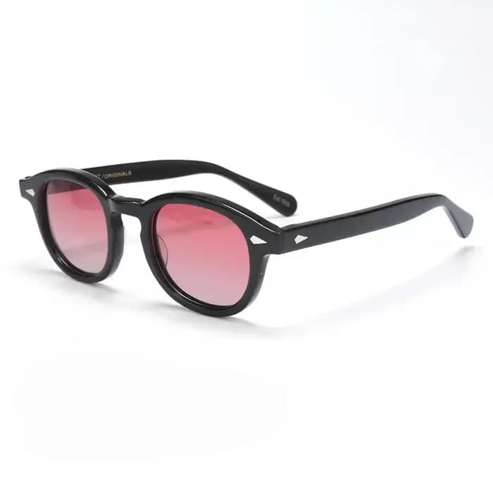 Authentique Johnny Depp LEMTOSH populaire Premium clair lentille hommes femmes lunettes de soleil décontracté carré