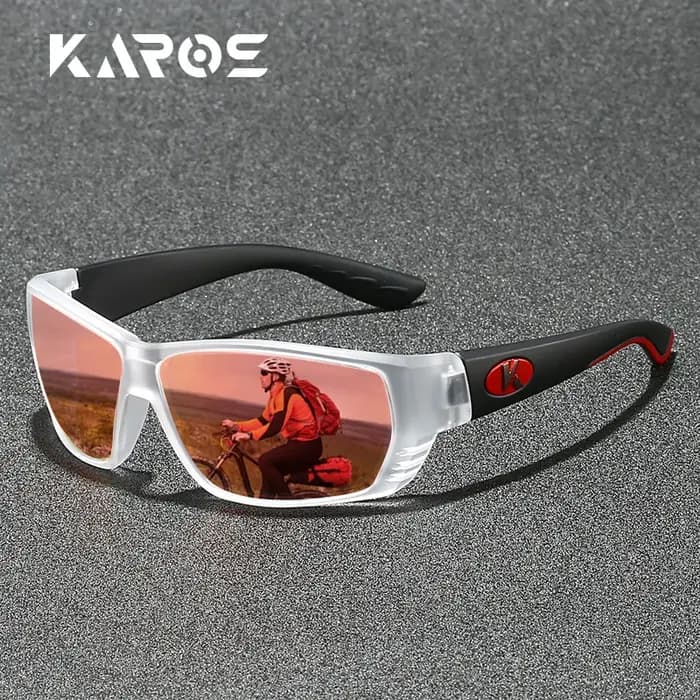 Lunettes de soleil polarisées de sport avec protection UV400 pour le cyclisme