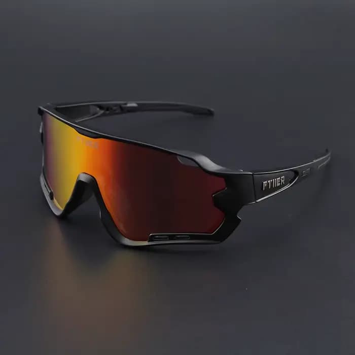 Saoan-Lunettes de soleil de cyclisme pour hommes et femmes, 4 lentilles