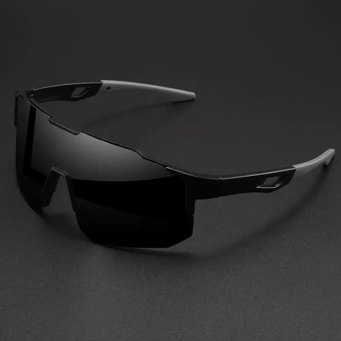 Lunettes de soleil de sport colorées surdimensionnées – Conception enveloppante, confort unisexe UV4