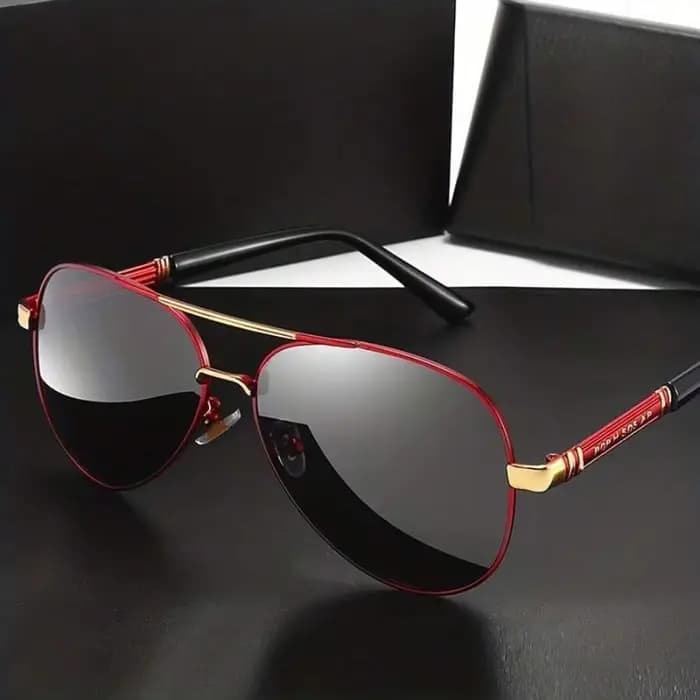 Lunettes de soleil pour hommes Vision jour et nuit conduite pêche Anti-UV tendance nuances