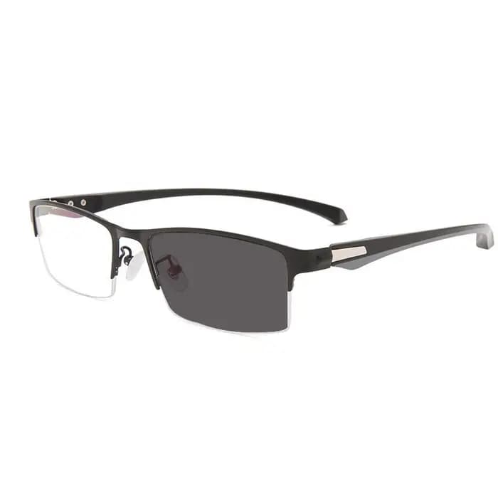 Hommes femmes affaires photochromique multifocale lunettes de lecture bureau Anti bleu RayClassic caméléon Glaases Trans