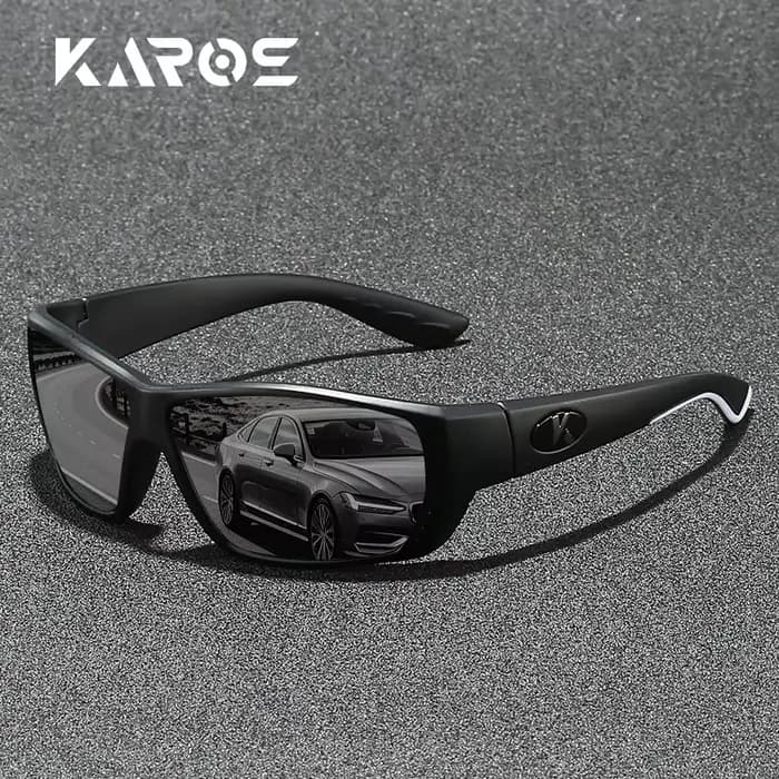 Lunettes de soleil polarisées de sport avec protection UV400 pour le cyclisme, la course à pied et l