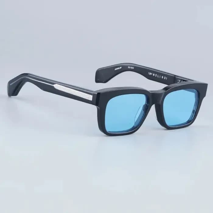 JMM Molino lunettes de soleil carrées avec rivet fait à la main classique Vintage acétate marque de créateur