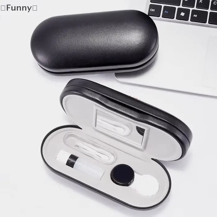 Boîte à lunettes double couche 2 en 1 pour hommes et femmes
