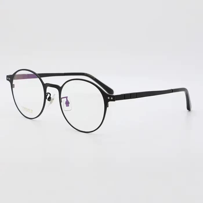 Monture de lunettes en titane pur pour hommes et femmes