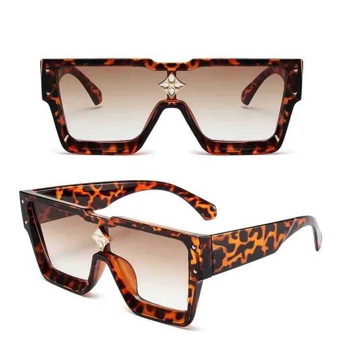 Lunettes de soleil de luxe élégantes Cyclone pour hommes et femmes