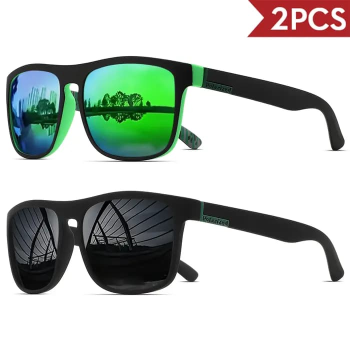 Lunettes de soleil de sport polarisées carrées classiques
