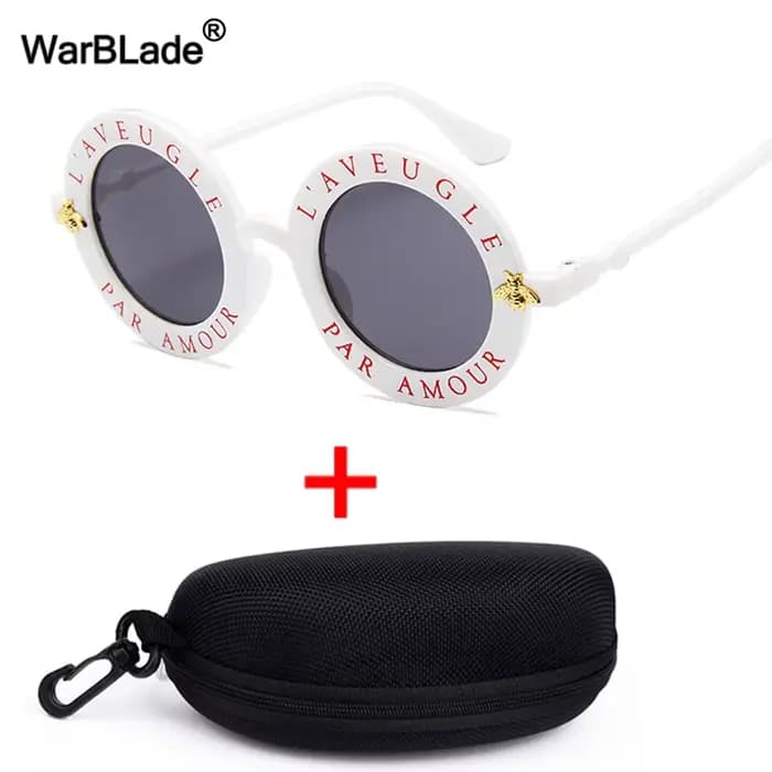 2018 nouvelle mode ronde lunettes de soleil femmes marque Designer Vintage dégradé nuances