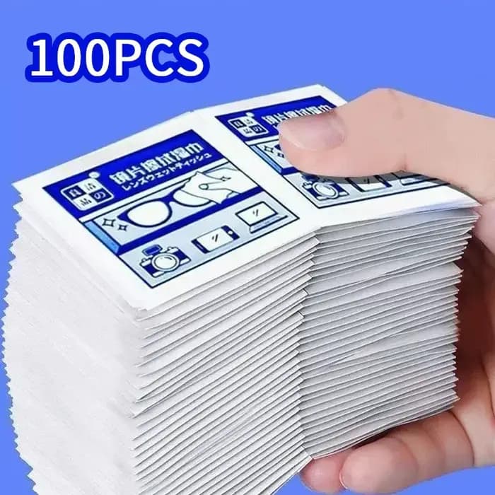 Lingettes nettoyantes jetables pour lunettes