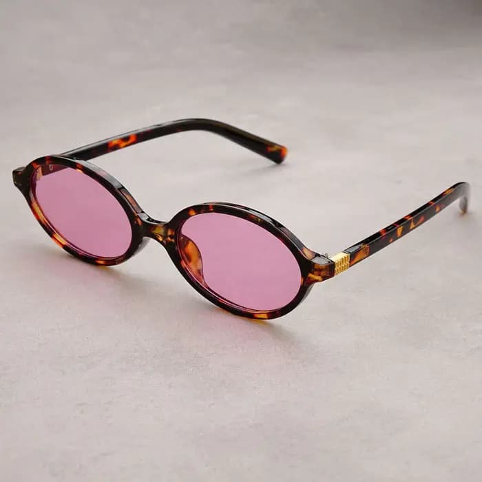 Nouvelles lunettes de soleil ovales pour femmes marque de mode noir petit cadre lunettes de soleil f