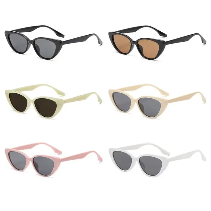 Lunettes de soleil en forme d'œil de chat