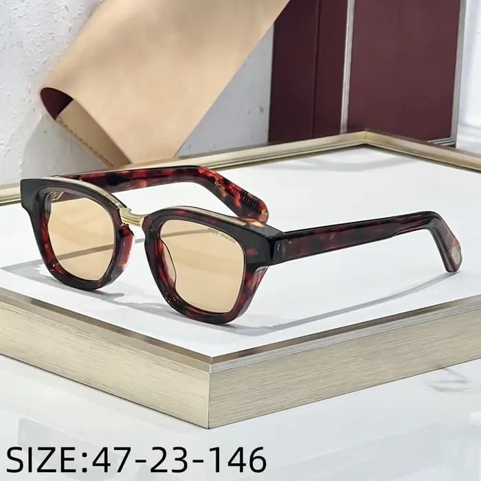 Lunettes de soleil ovales de luxe faites à la main JULIES 10th
