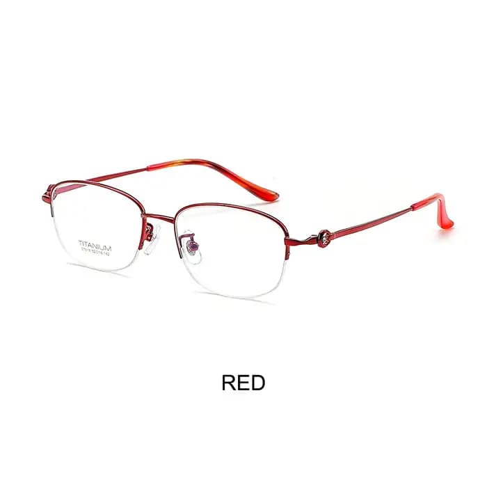 Haute qualité titane ultra-léger Vintage femmes montures de lunettes rétro luxe