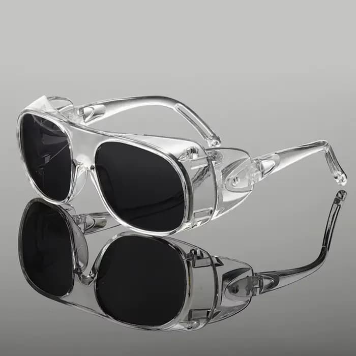 Lunettes de soleil polarisées avec protections latérales, protection UV400, verres miroir, pour spor