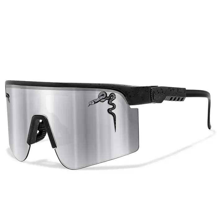 Lunettes de soleil de cyclisme à monture large pour hommes