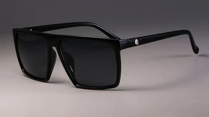 Lunettes de soleil à grande monture carrée pour hommes et femmes, nouvelle mode de haute qualité, rétro, tête de crâne, Film couleur, 2021