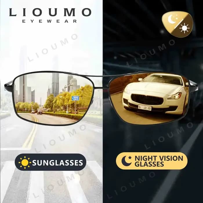LIvissed MO-Lunettes de soleil polarisées photochromiques pour homme et femme