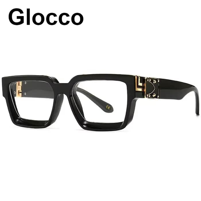 Lunettes correctrices carrées surdimensionnées pour hommes