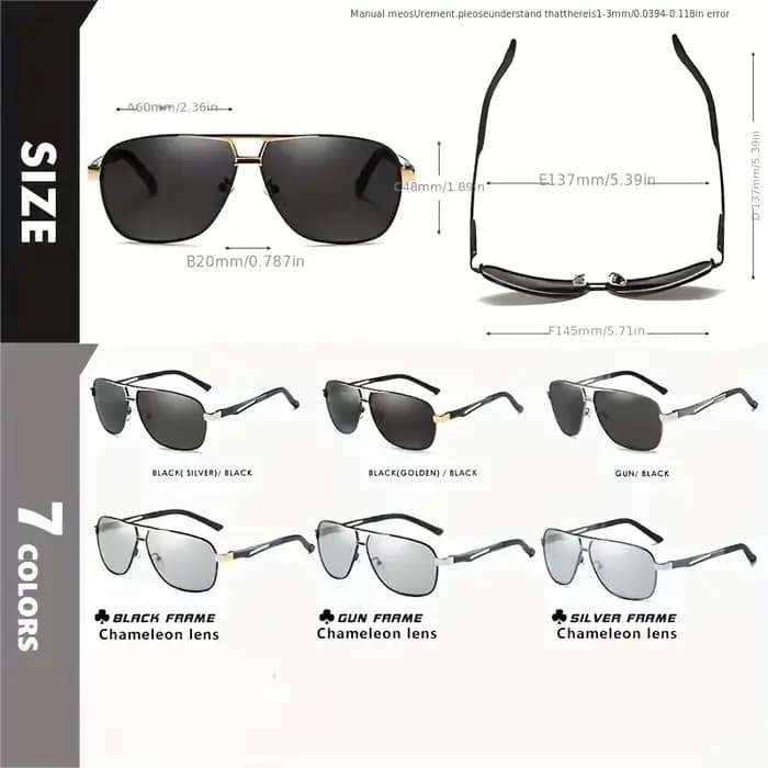 Lunettes De Soleil dégradées De mode pour hommes