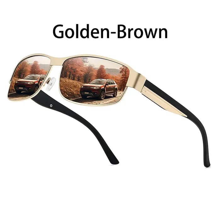 Lunettes de soleil de créateur vintage carrées de haute qualité pour hommes et femmes