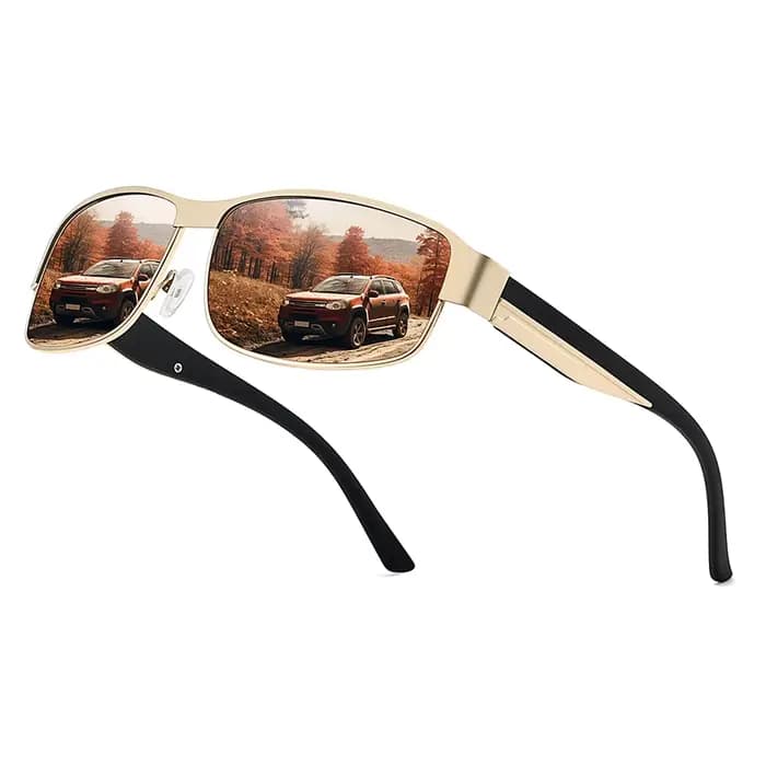 Lunettes de soleil de créateur vintage carrées de haute qualité pour hommes et femmes