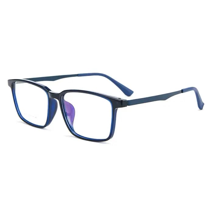 MOMOAlbaneNew-Lunettes rétro carrées en titane TR90 pour hommes, lunettes de myopie, contrevenants o