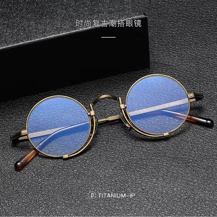 Monture de lunettes en titane faite à la main de qualité supérieure