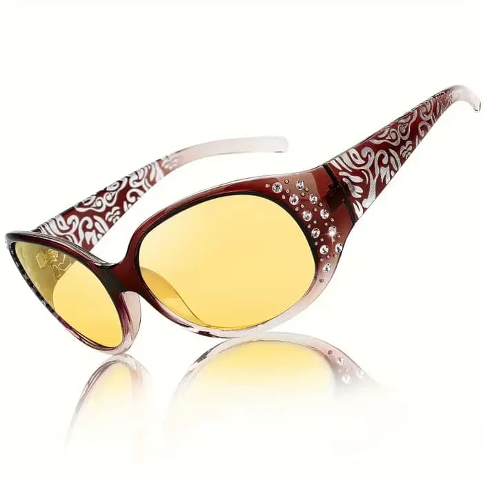 Lunettes de conduite de vision nocturne pour femmes