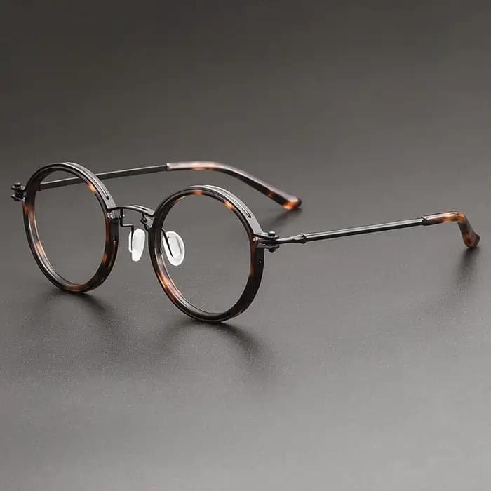 Monture de lunettes ronde classique pour hommes