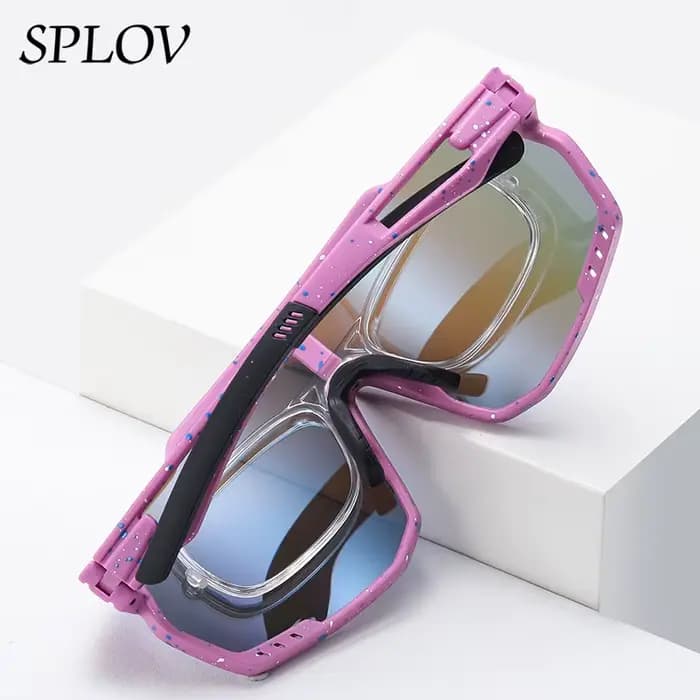 SPLOV nouvelles lunettes de soleil de sport sur Prescription professionnelles personnalisées lentilles
