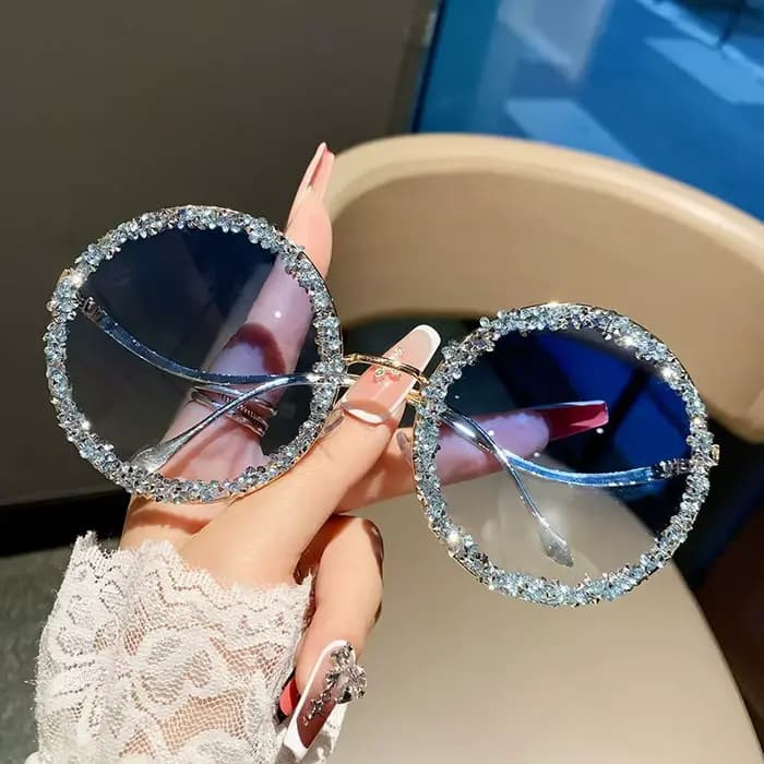 Lunettes de soleil rondes vintage pour femmes