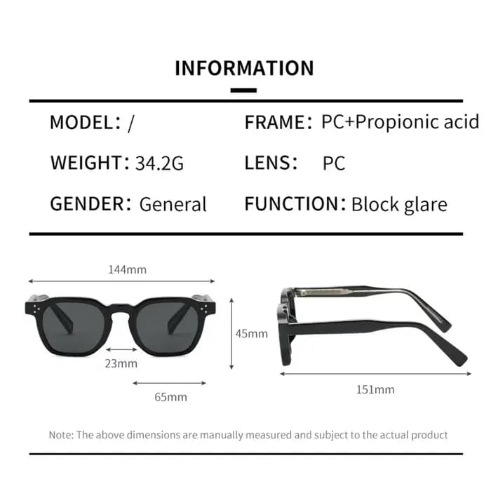 CLOUT GOGGLES Lunettes de soleil classiques rétro pour hommes et femmes