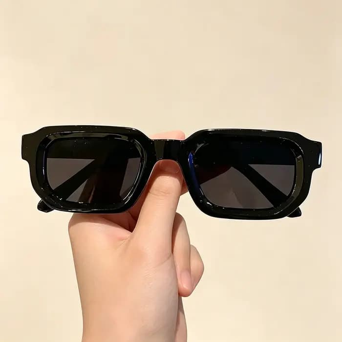 6 pièces/ensemble femmes Vintage Rectangle cadre lunettes de soleil mode rétro