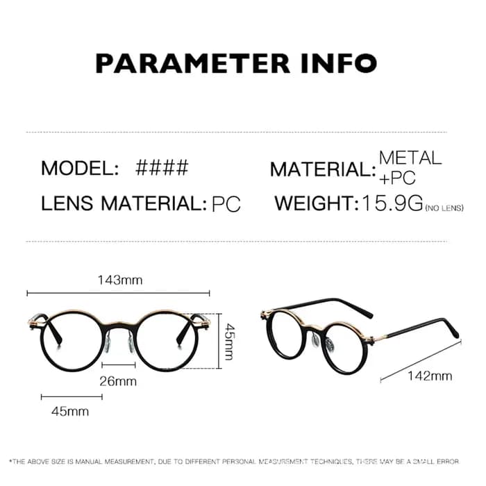 Lunettes de mode ultralégères pour hommes et femmes