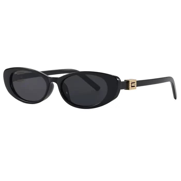 Lunettes de soleil ovales à rivets de haute qualité, style vintage simple, pour femmes et hommes, lu