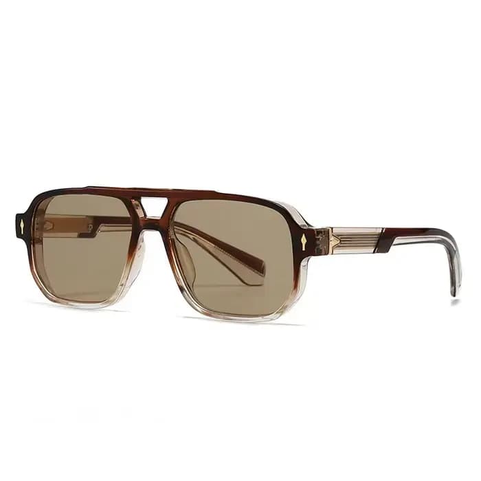 Lunettes de soleil rétro transparentes pour hommes et femmes