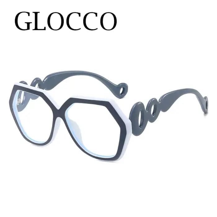 Nouvelles lunettes de lecture surdimensionnées à design géométrique pour femme