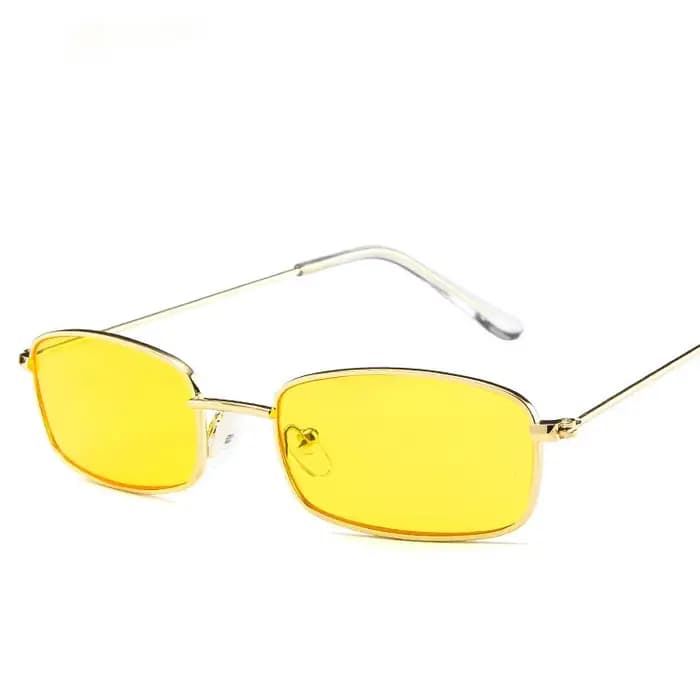 ZXWLYXG 2025 nouvelles petites lunettes de soleil rectangulaires femmes rétro marque concepteur rouge