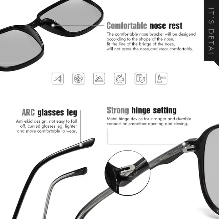 LIvissed MO-Lunettes de soleil polarisées pour homme et femme