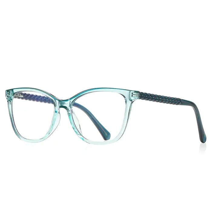 VICKY charnière à ressort myopie hypermétropie Prescription pour femmes lunettes de lecture CR39 Anti lumière bleue opti