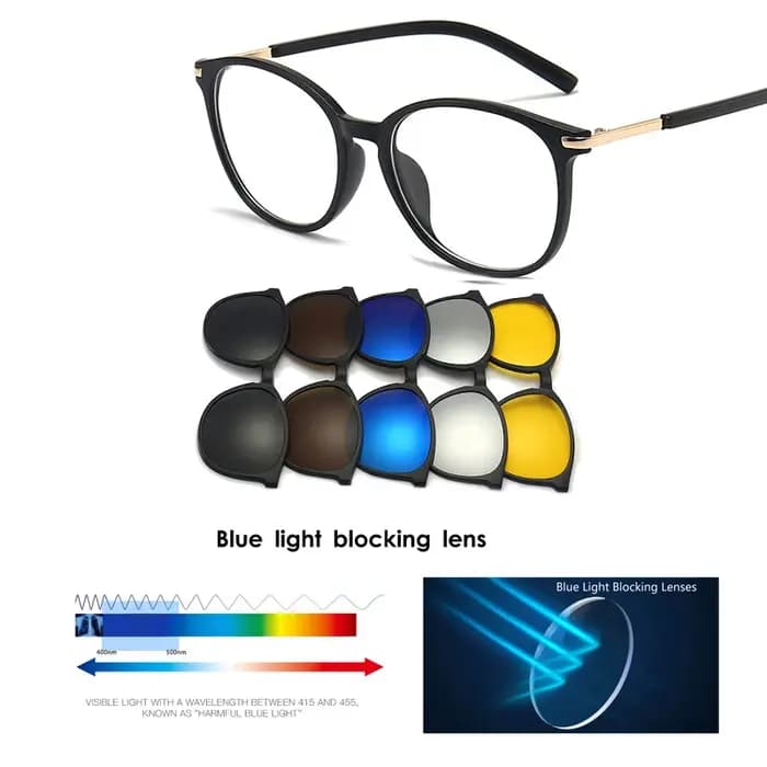 VCKA – lunettes de soleil magnétiques avec Clip et Prescription pour myopie