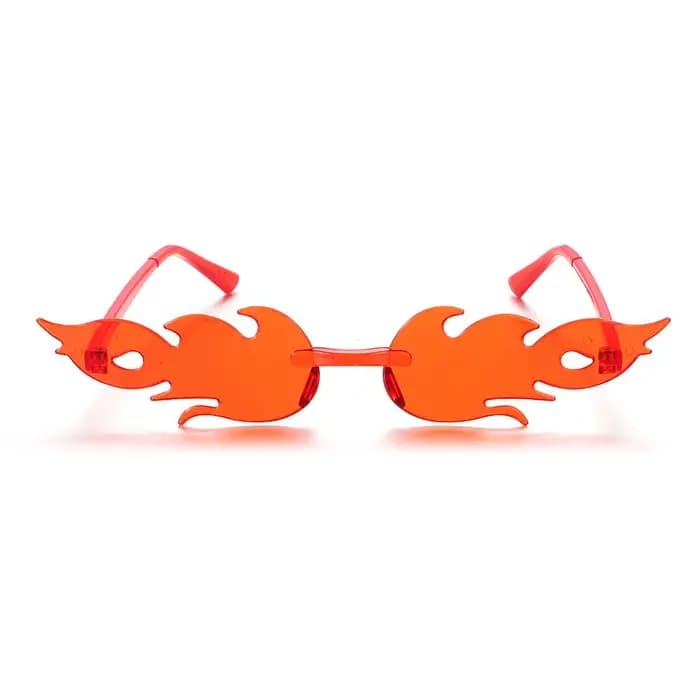 Lunettes de soleil flamme de feu pour femmes