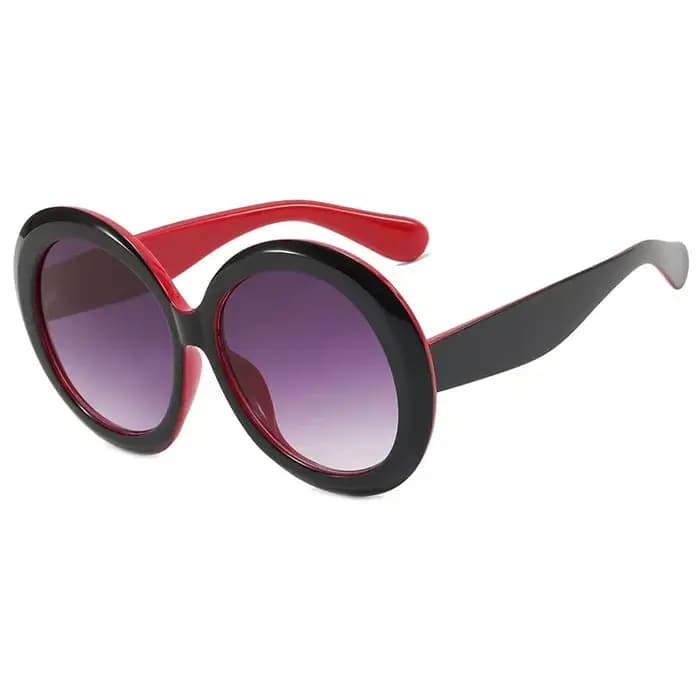 Lunettes de soleil rondes surdimensionnées pour femmes et hommes
