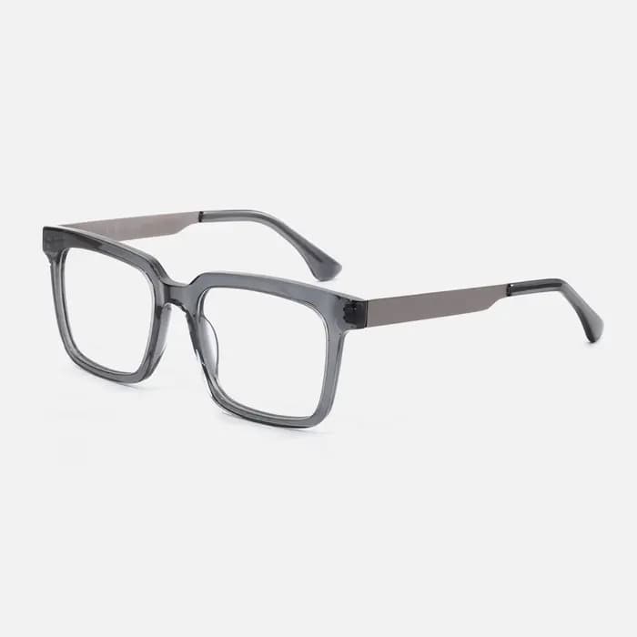 Lunettes carrées en acétate pour hommes et femmes